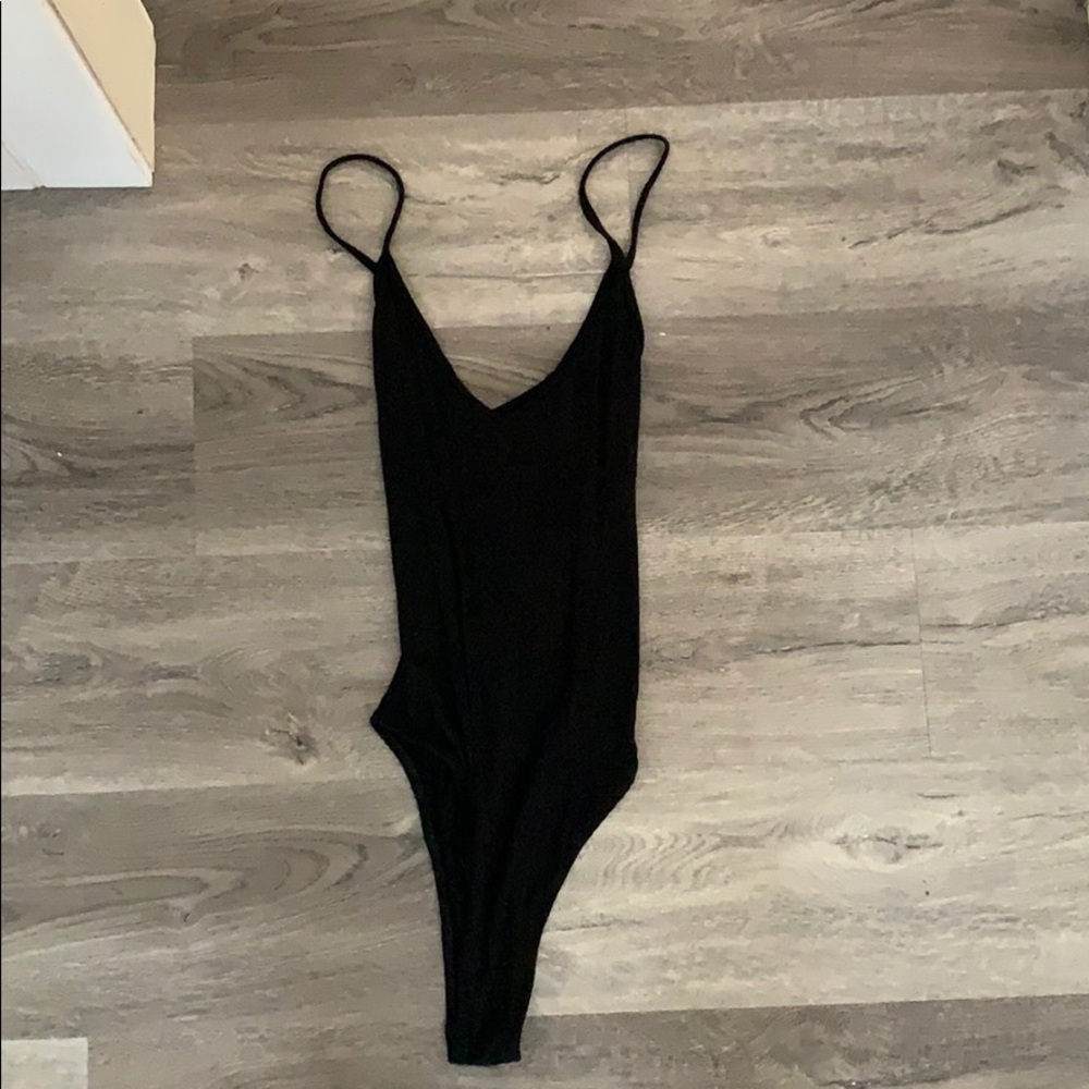 Obey spaghetti strap body suit